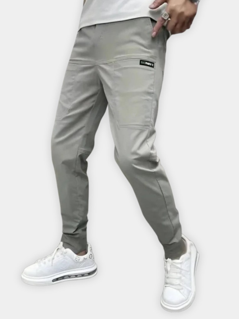 Bordeaux Duchamp™ | Multi-pocket Stretch Cargo Pants