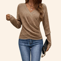 Clarissa™ | Elegant V-Neck Wrap Top