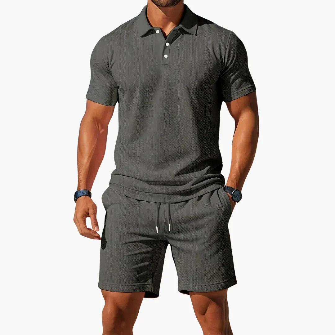 Coastal Comfort Summer Polo Set